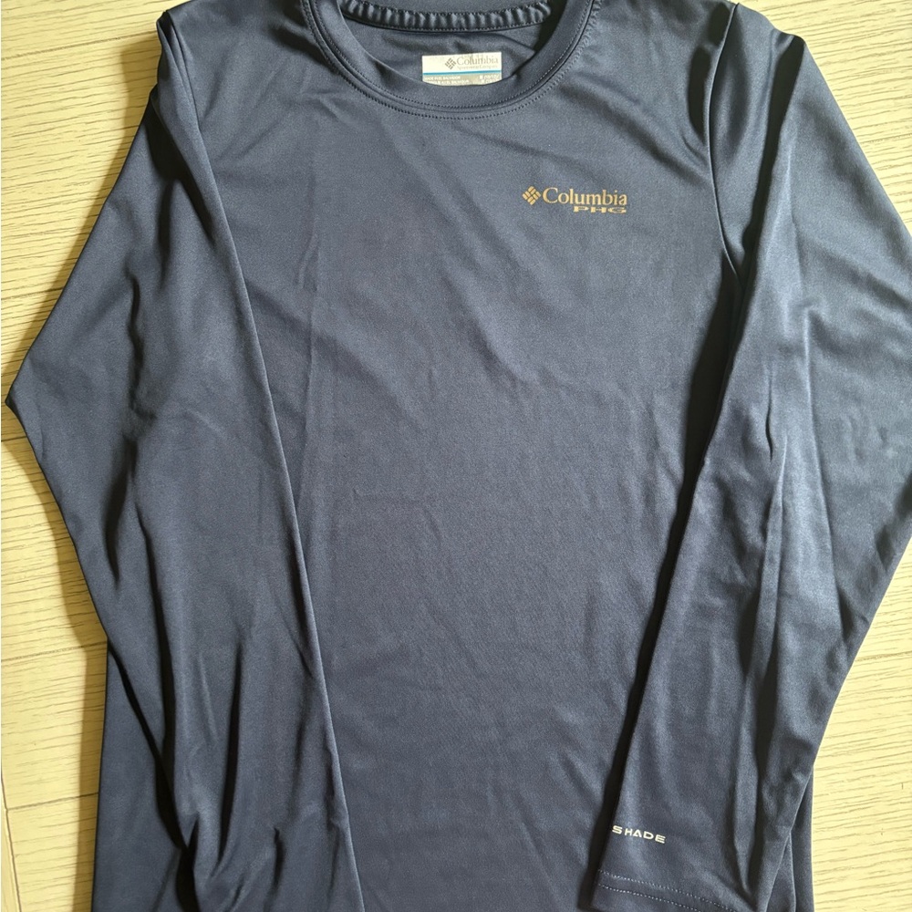 Youth Boy’s Columbia Dark Gray Long Sleeve Tee